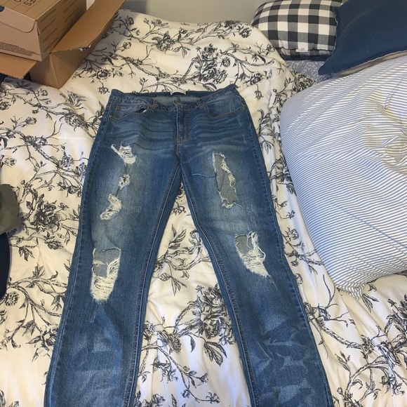 ALTAR STATE HIGH RISE DENIM JEANS - Picture 3 of 4
